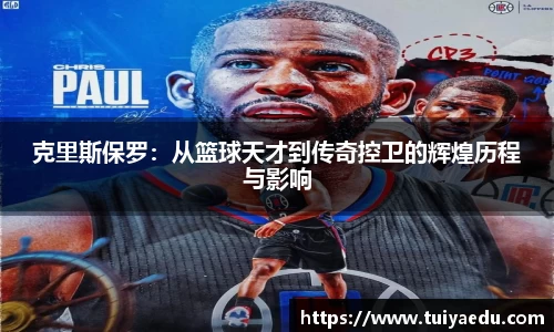 克里斯保罗：从篮球天才到传奇控卫的辉煌历程与影响